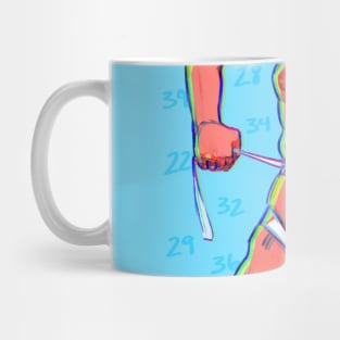 Weight and Inches Mug